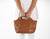 Helon purse - Handwoven brown leather - milloobags