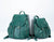 Artemis backpack - Petrol green leather - milloobags