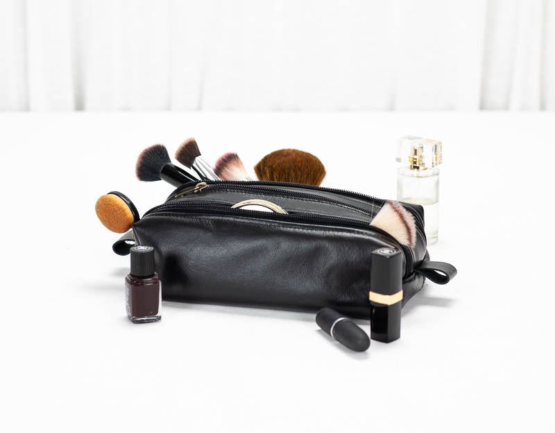 2Rec case - Black leather - milloobags