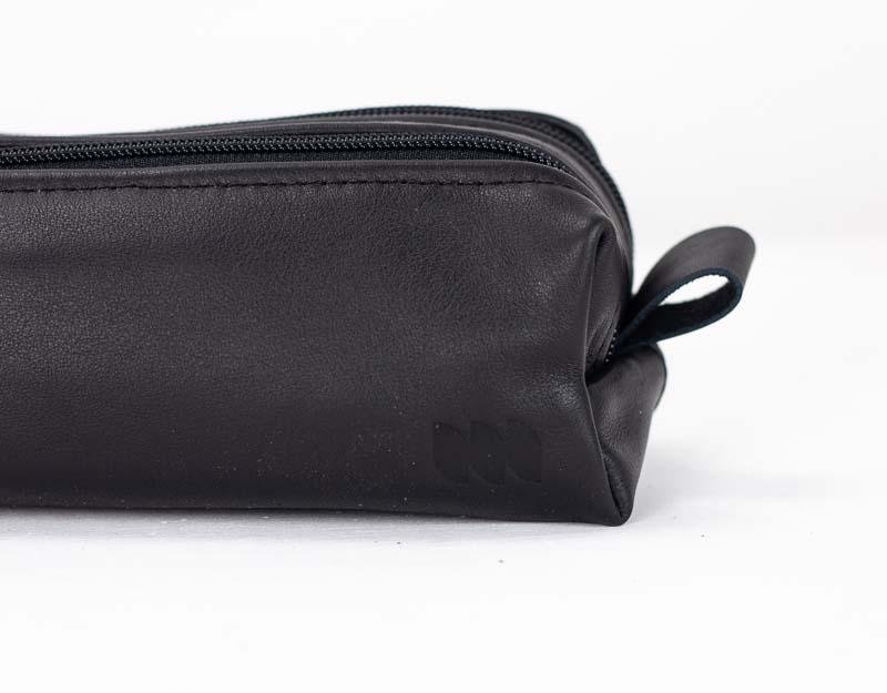 REC Double case - Black leather