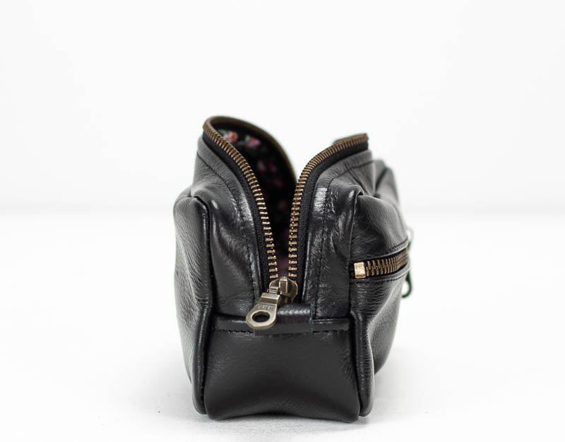 Brick case - Black leather - milloobags