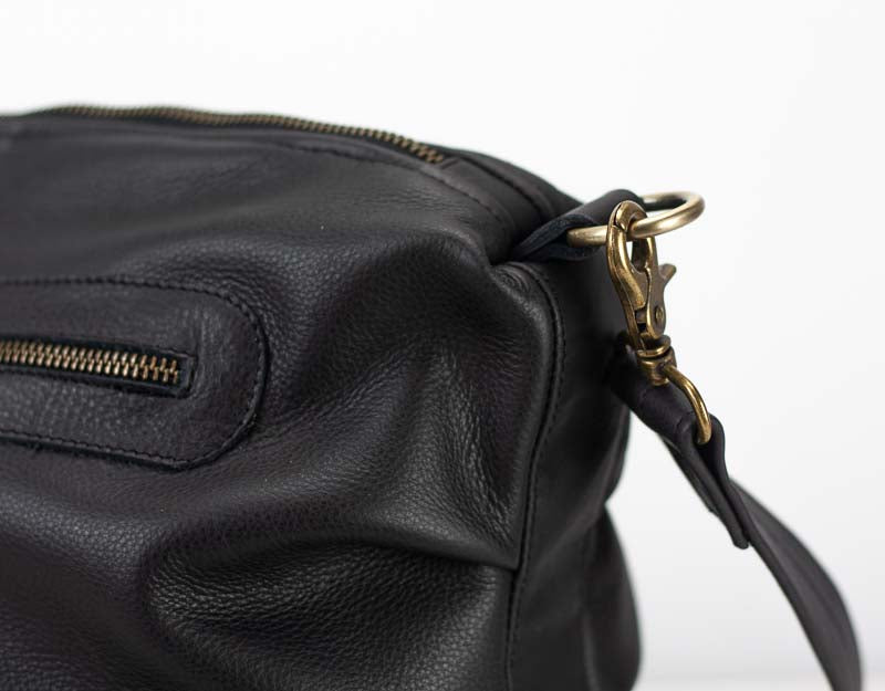 Ariadne purse - Black leather