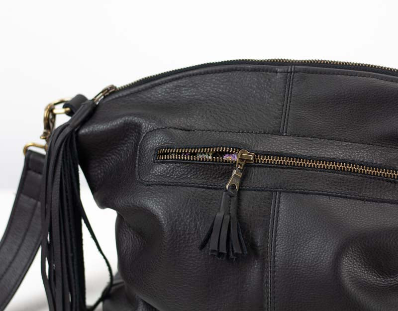 Ariadne purse - Black leather