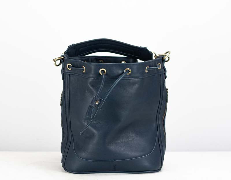 Danae bag - Blue leather - milloobags