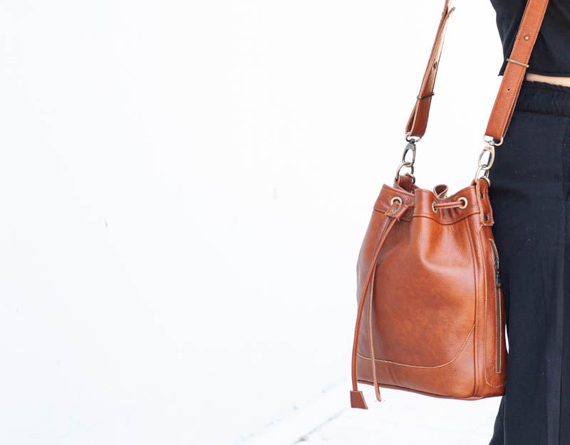 Danae bag - Brown leather - milloobags