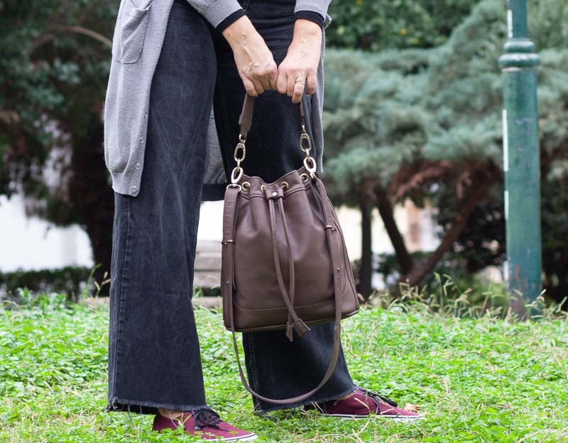 Danae bag - Terra brown leather - milloobags