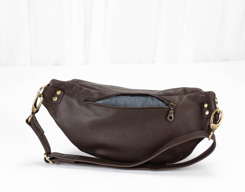Haris fanny pack - Terra brown leather - milloobags