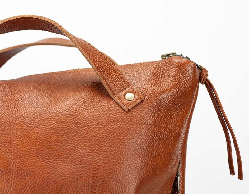 Minos backpack - Brown leather - milloobags