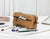 Brick case -Brown natural distressed leather - milloobags