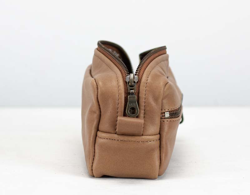 Brick case - Milk coffee brown leather - milloobags