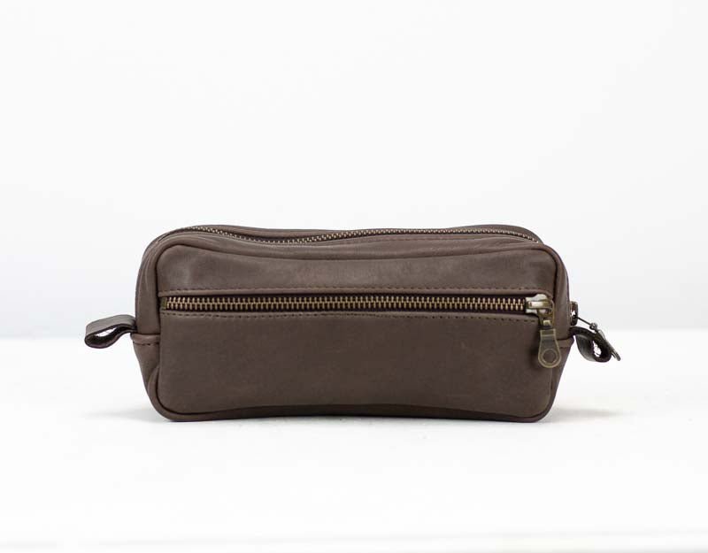 Brick case - Terra brown leather - milloobags