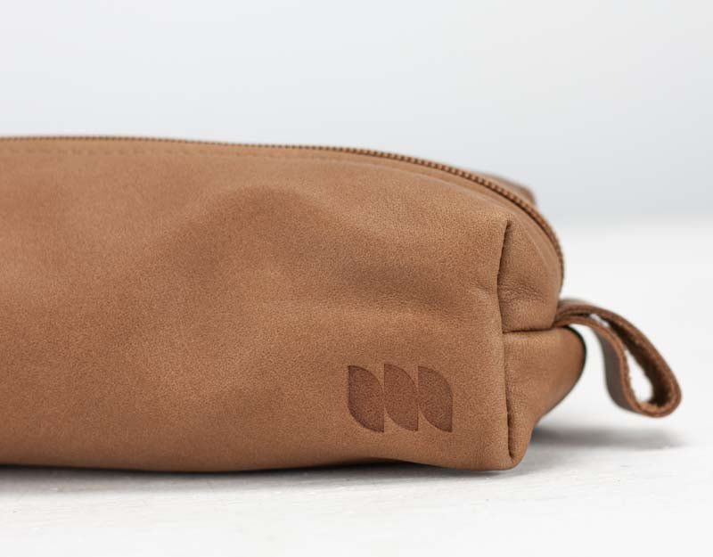 REC case - Milk coffee brown leather - milloobags
