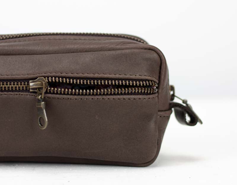 Brick case - Terra brown leather - milloobags