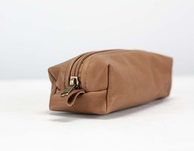 REC case - Milk coffee brown leather - milloobags