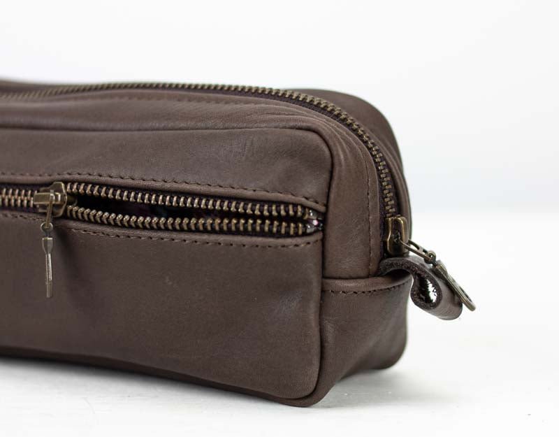 Brick case - Terra brown leather - milloobags