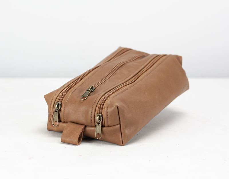 2Rec case - Milk coffee brown leather - milloobags