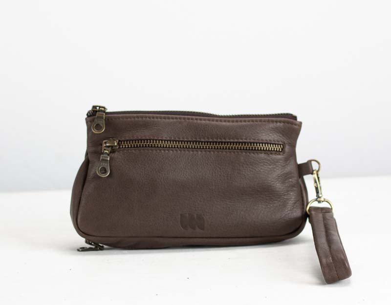 Thalia wallet - Terra brown leather - milloobags