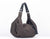 Kallia mini bag - Brown herringbone wool and Black leather - milloobags