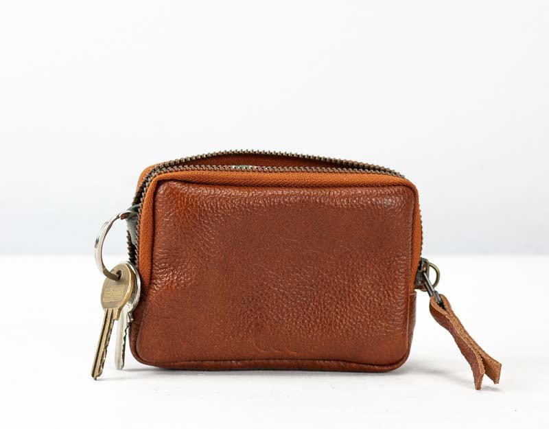 Myrto wallet - Brown leather - milloobags