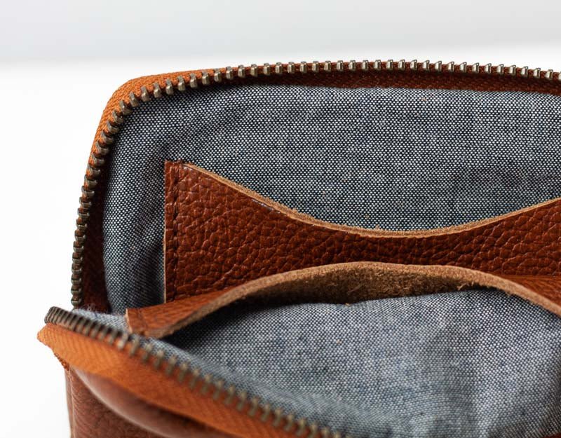 Myrto wallet - Brown leather - milloobags