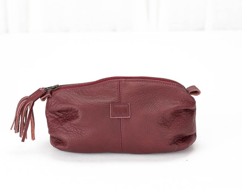 Ariadne case - Burgundy leather - milloobags