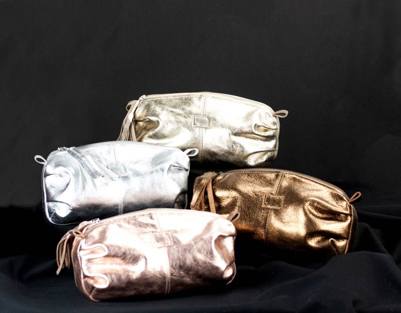 Ariadne case - Gold or Silver leather - milloobags
