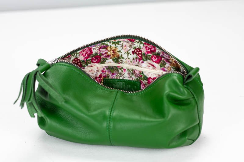 Ariadne case - Grass green leather - milloobags
