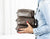 Brick case - Grey soft pebbled leather - milloobags