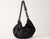 Kallia crossbody bag - Black canvas and black leather - milloobags