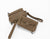 Thalia wallet - Khaki brown leather - milloobags