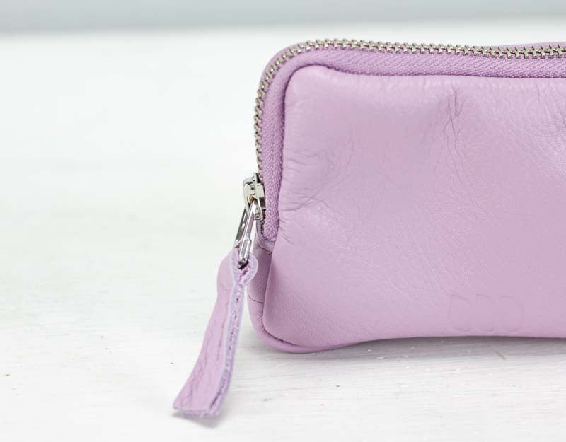 Myrto wallet - Lilac leather - milloobags
