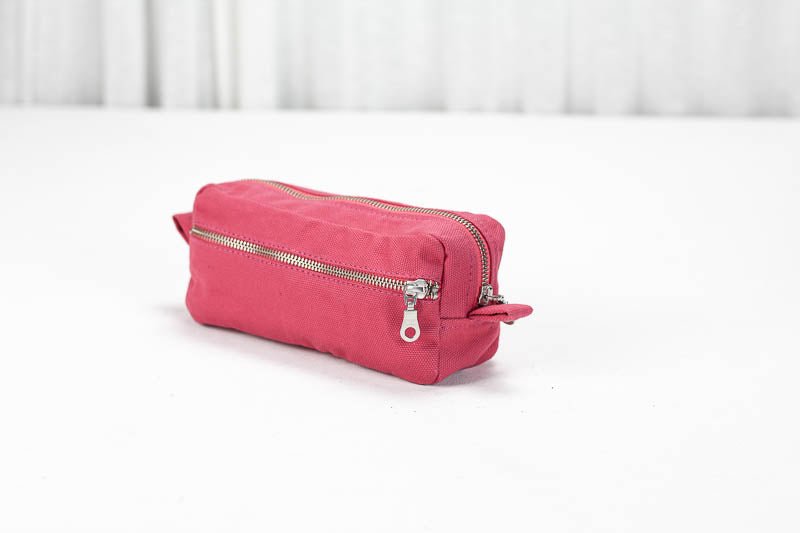 Brick case - Pink cotton canvas - milloobags