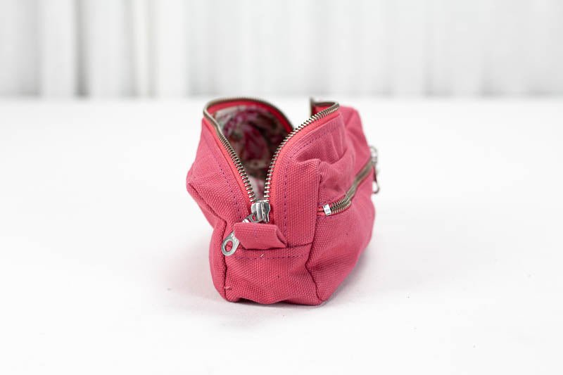 Brick case - Pink cotton canvas - milloobags