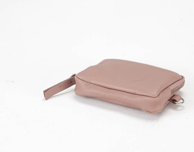 Myrto wallet - Sandy pink leather - milloobags