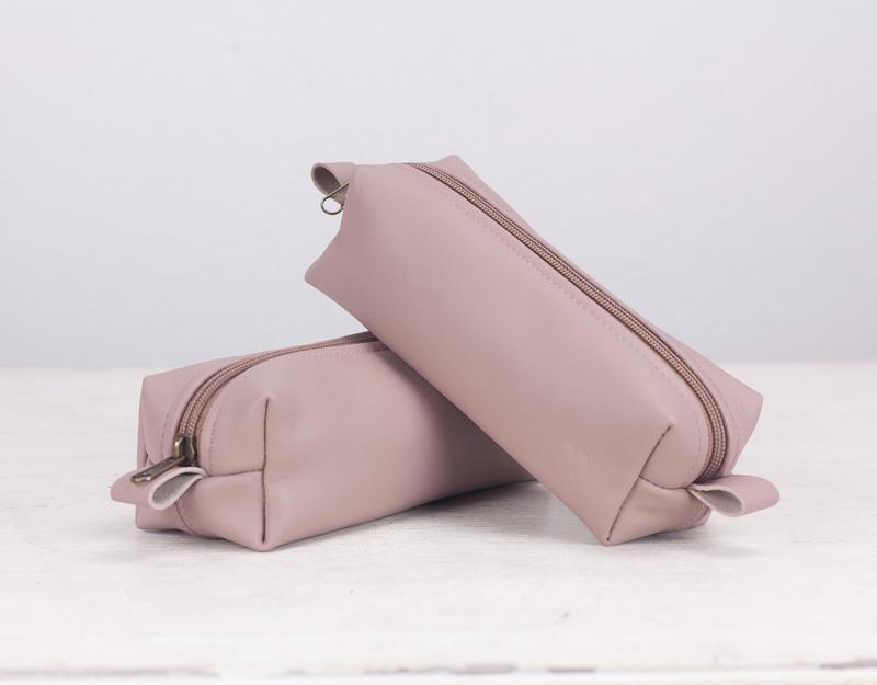 REC case - Beige pink leather - milloobags