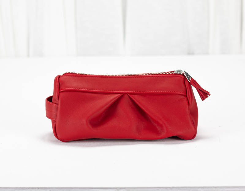 Estia case - Red leather - milloobags