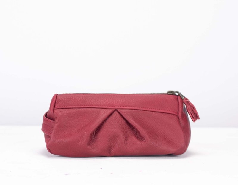 Estia case - Deep red leather - milloobags