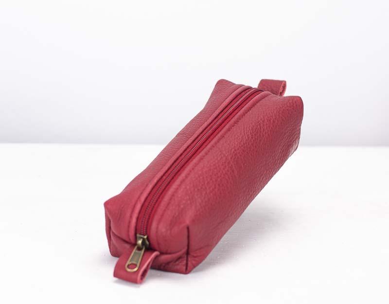 REC case - Deep red leather - milloobags