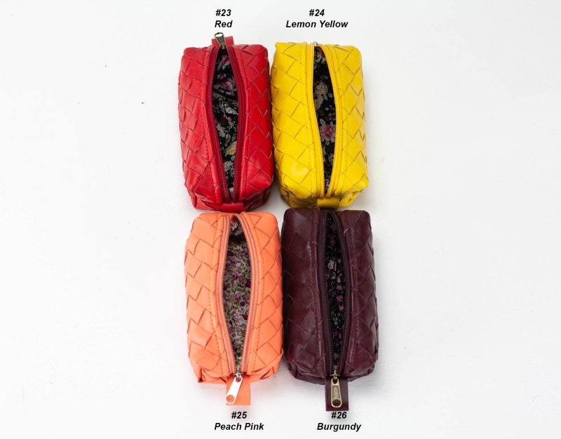 REC Mini case - Hand woven sheepskin in multiple colors - milloobags